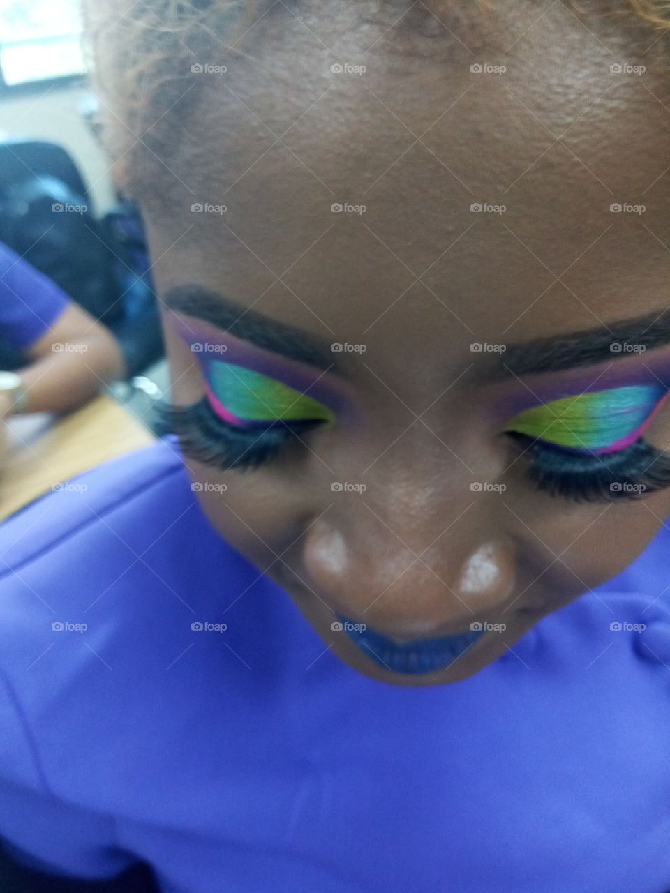 rainbow eye shadow