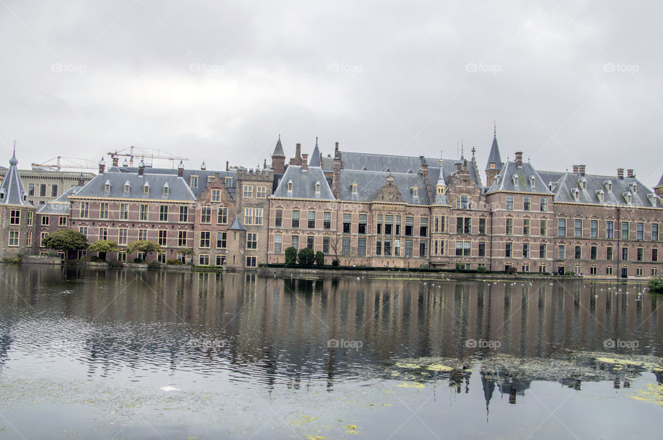 Binnenhof Building At Den Haag The Netherlands 2018
