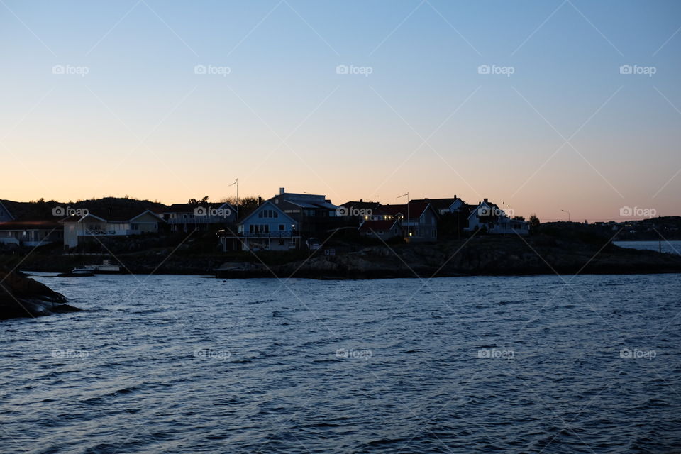 Water, Sea, No Person, Landscape, Sunset