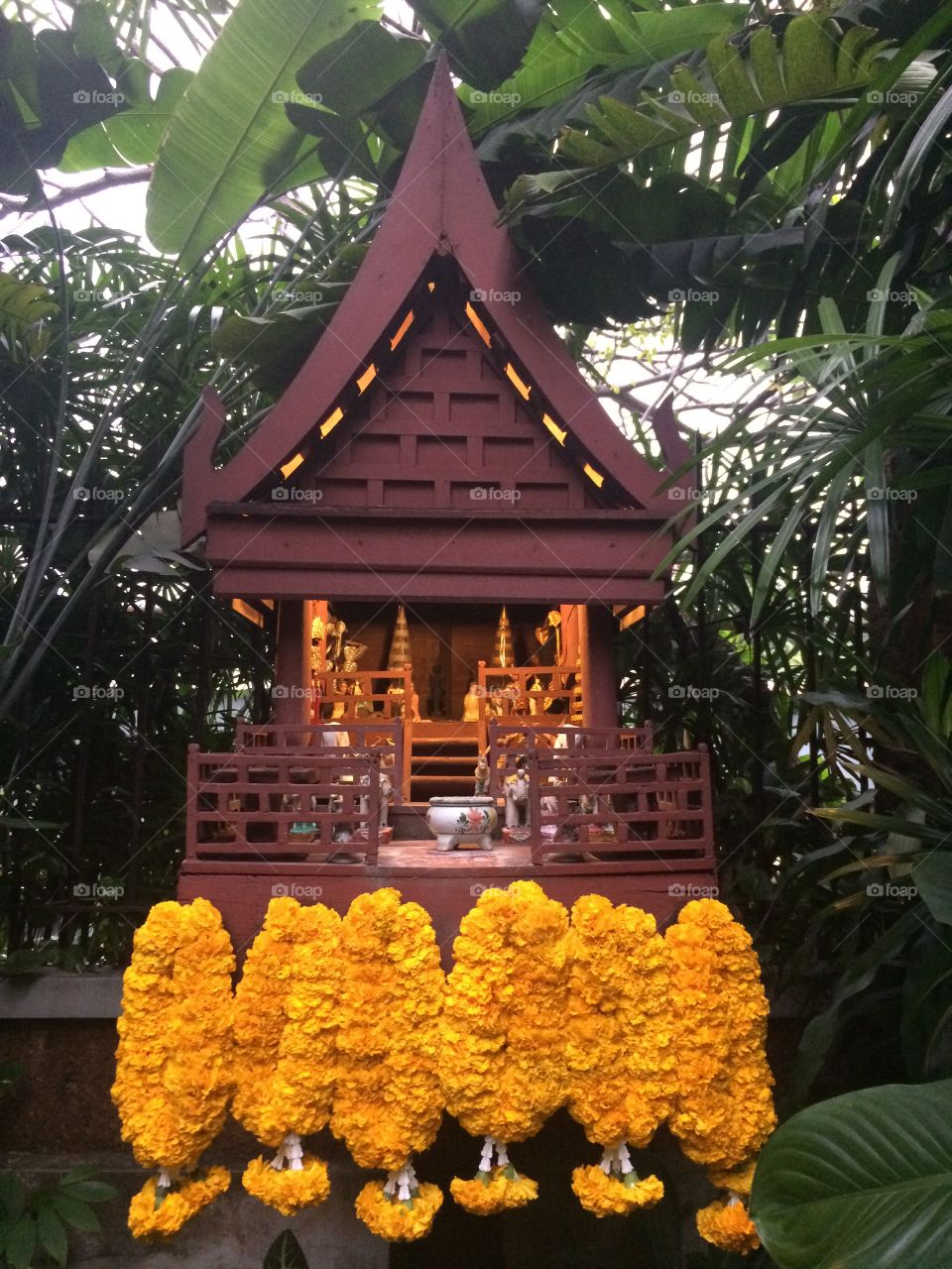 Prayer altar Bangkok 
