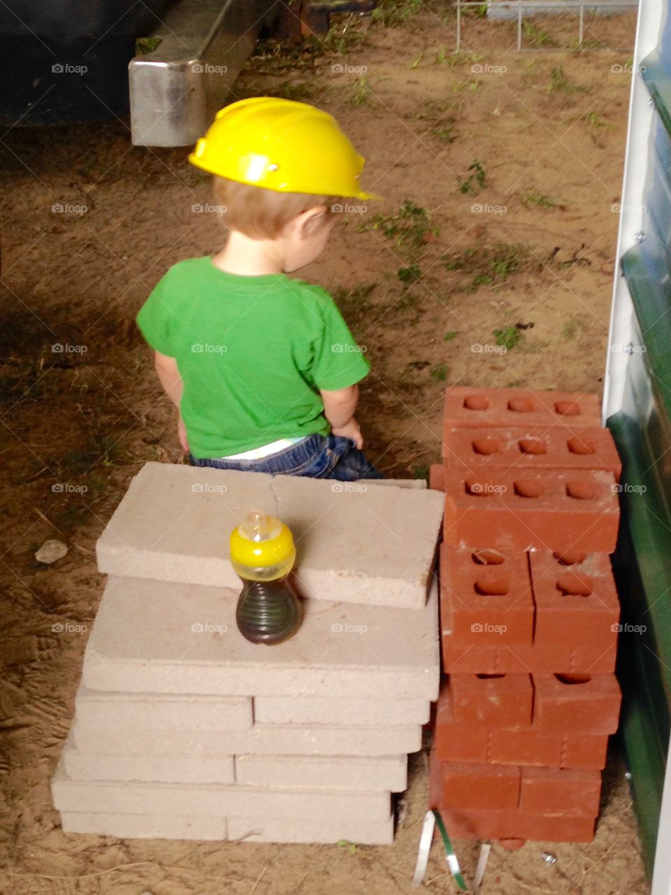 Boy in construction 