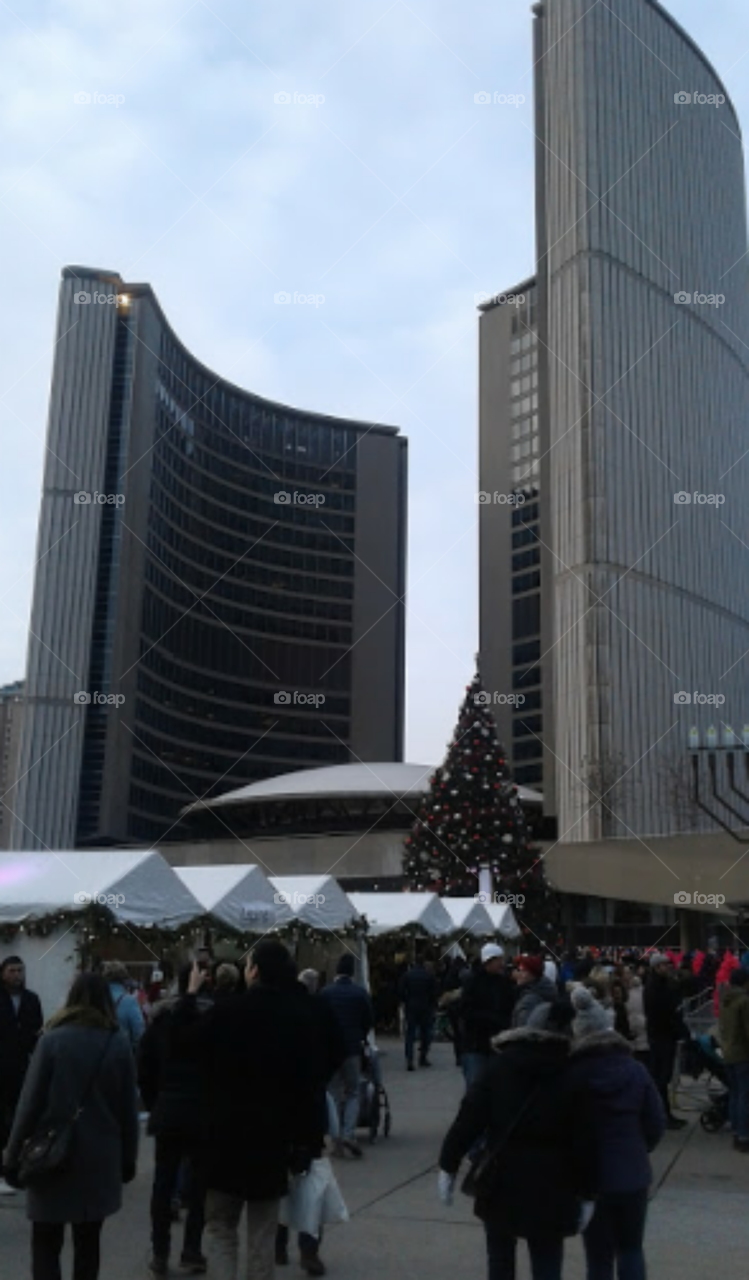 city hall Toronto Dec 2k17