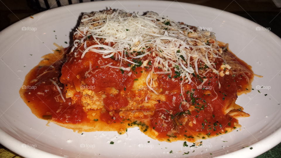 Lasagna dinner