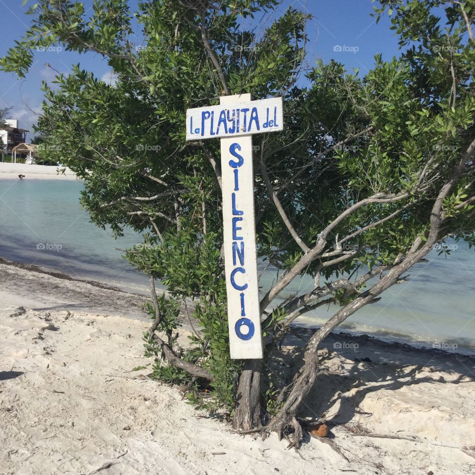 Silence at the beach