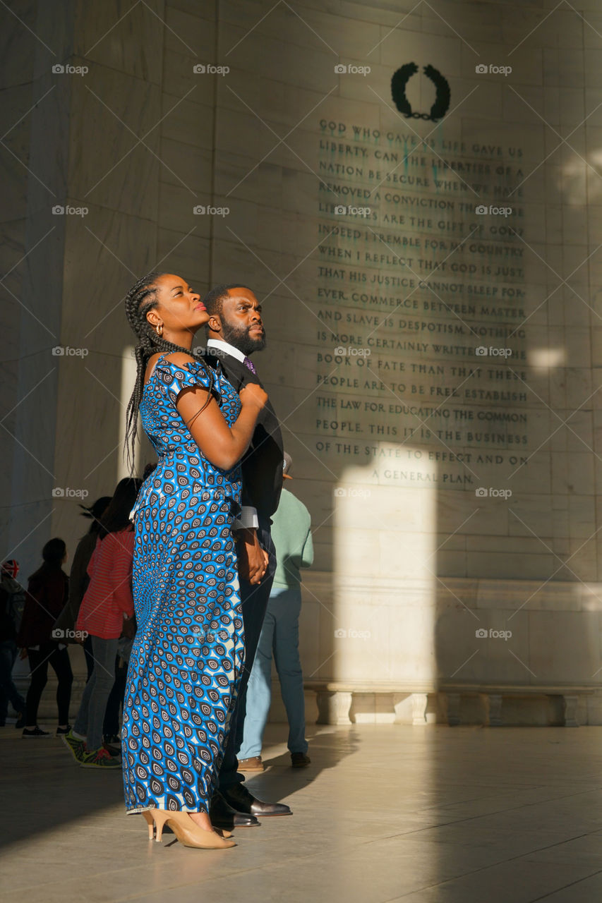 Close-up of african couple