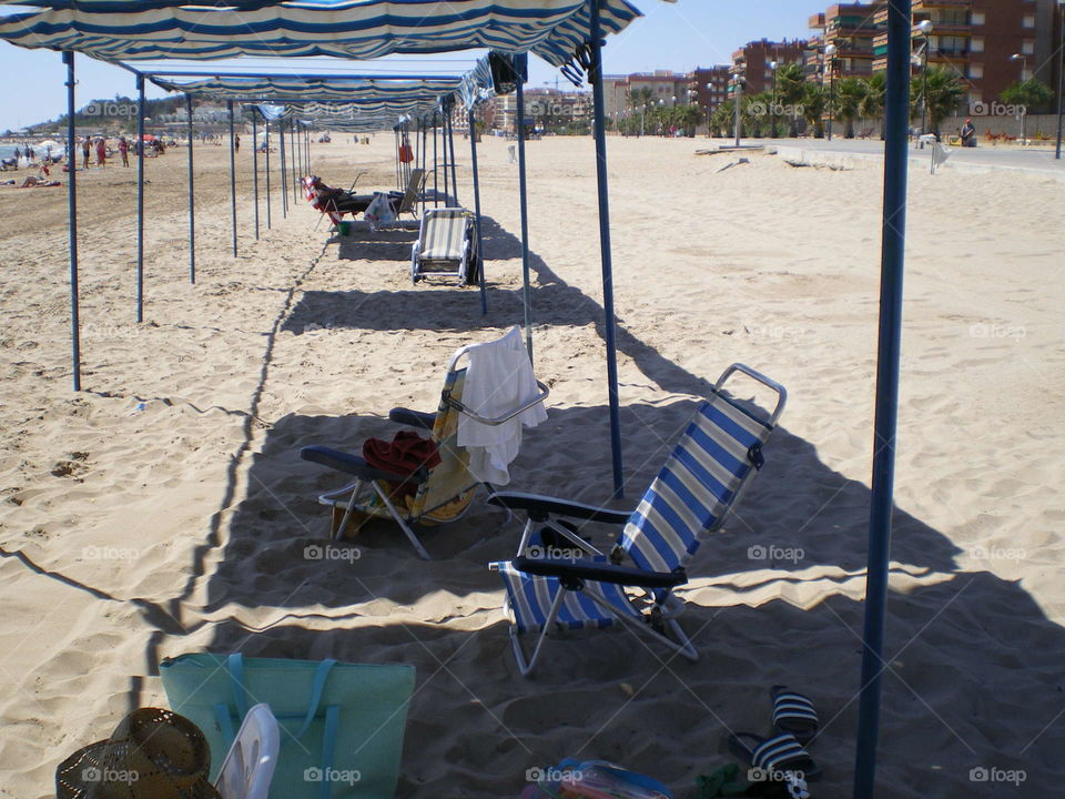 Almost empty beach