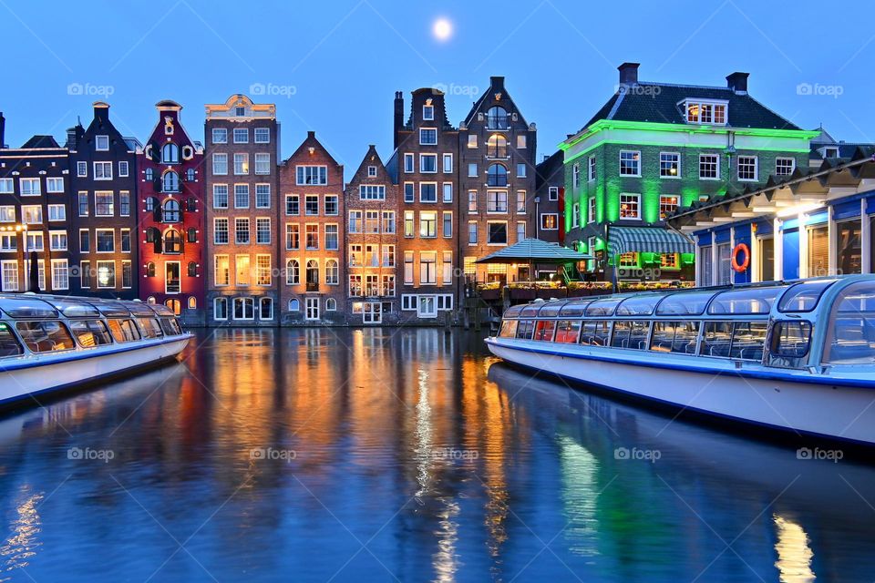 Amsterdam at night 