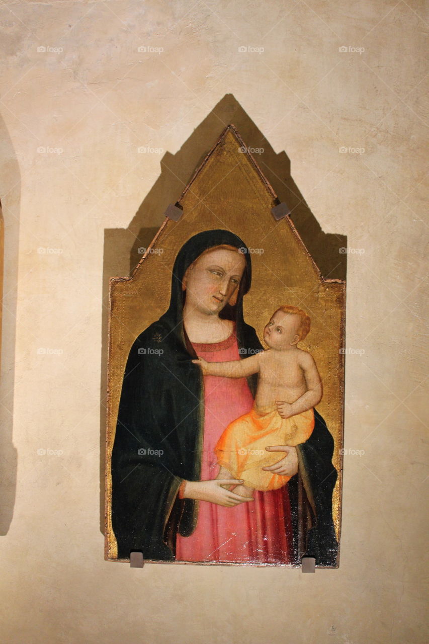 Interior of Santa Croce church museum, Firenze, Italy