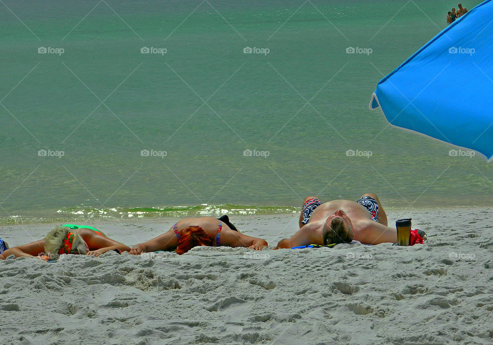 Toasting and Roasting!
Visitors take an advantage of the sun,sand and fun!