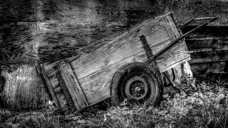 Cart. An old cart found in a barn.