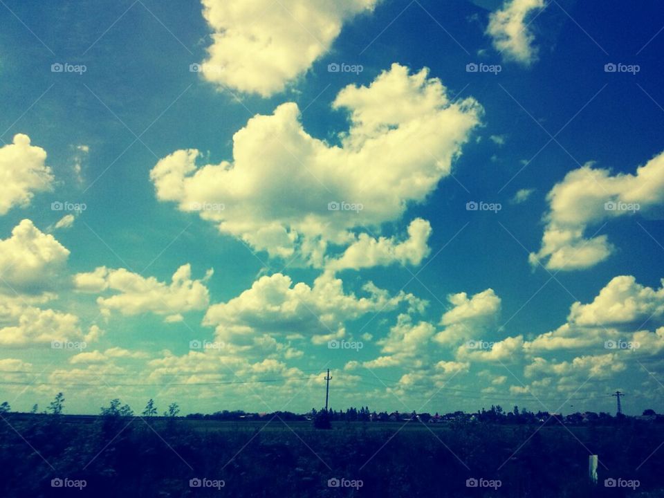 clouds and sky