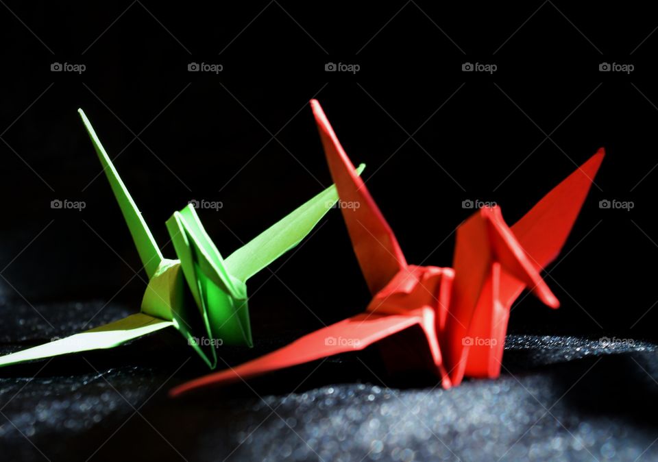 origami cranes