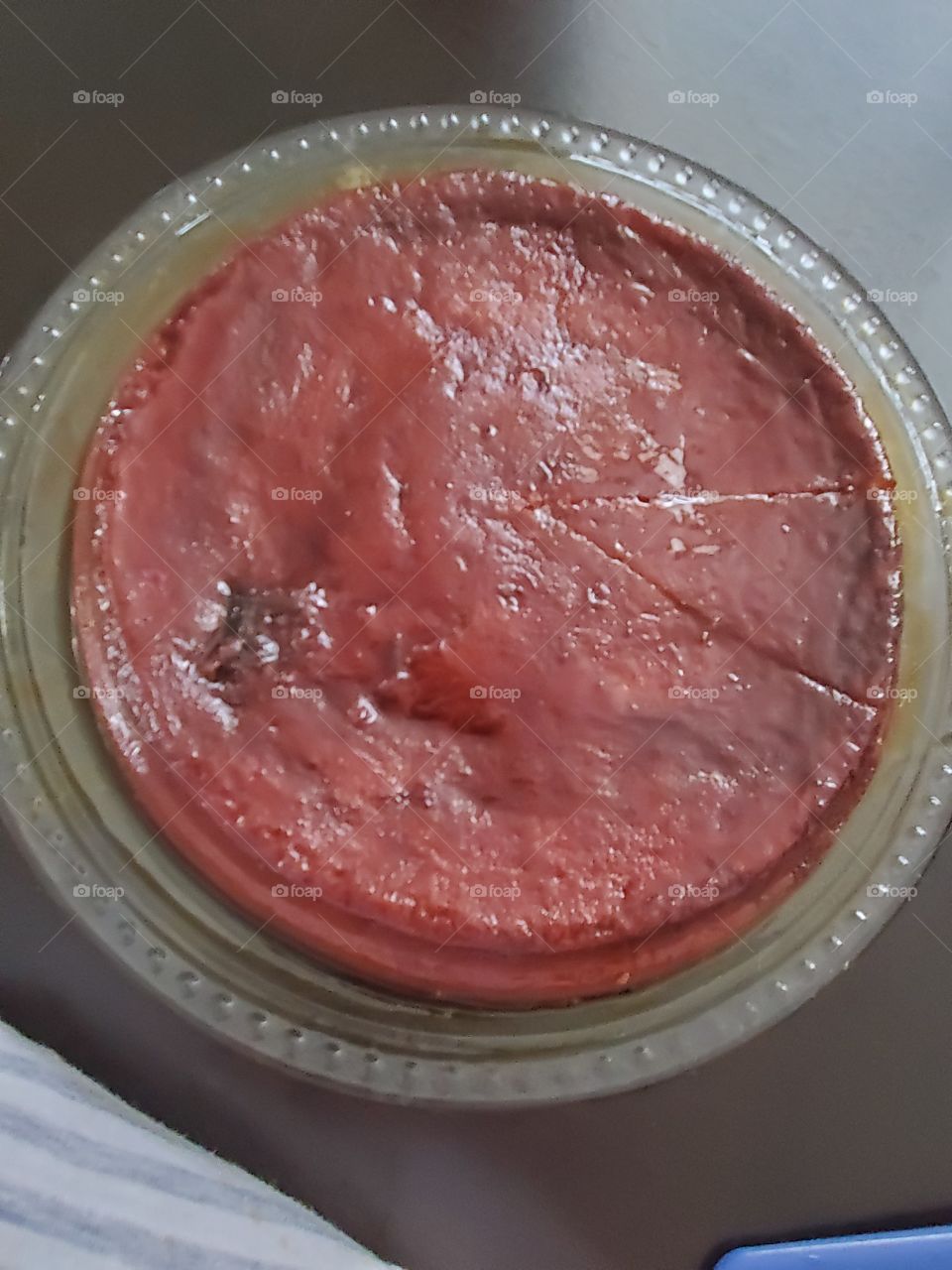 delicioso flan de queso