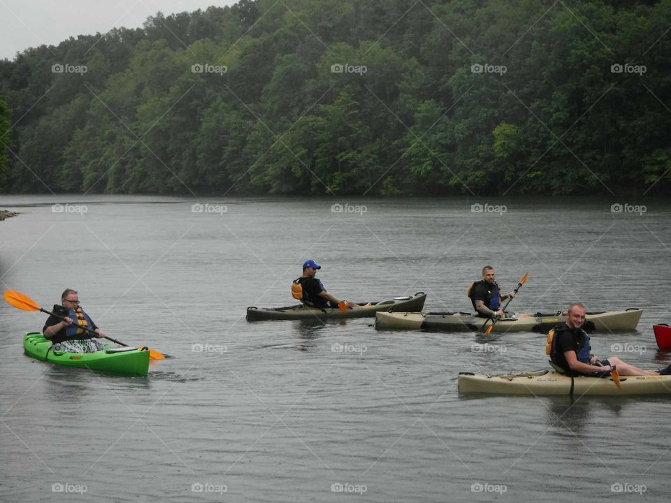 Kayak, Canoe, Oar, Paddle, Recreation