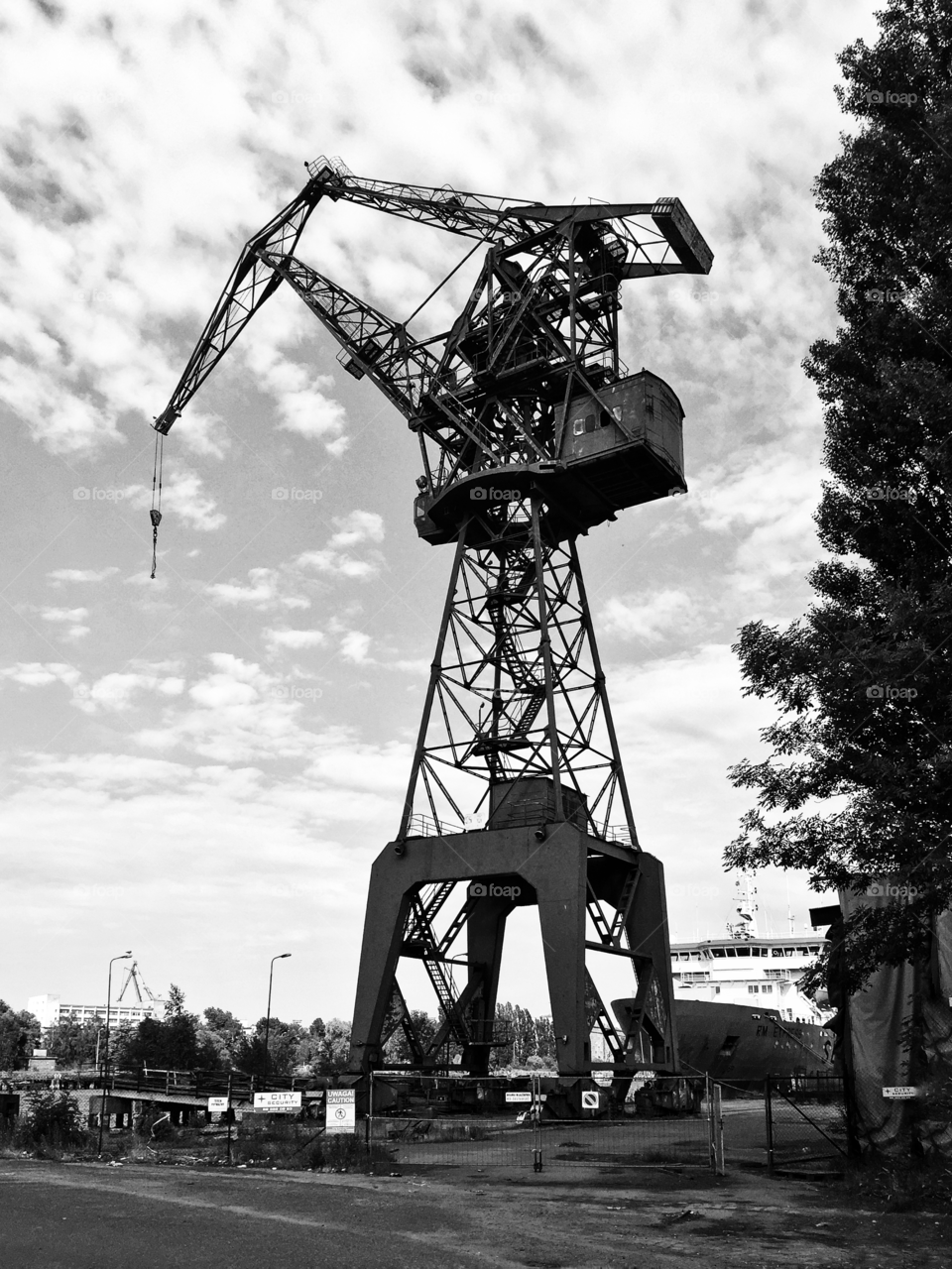 Shipyard crane