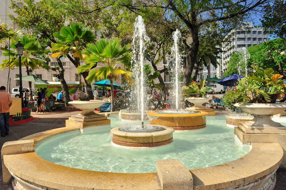 Fountain in Puerto Rico 