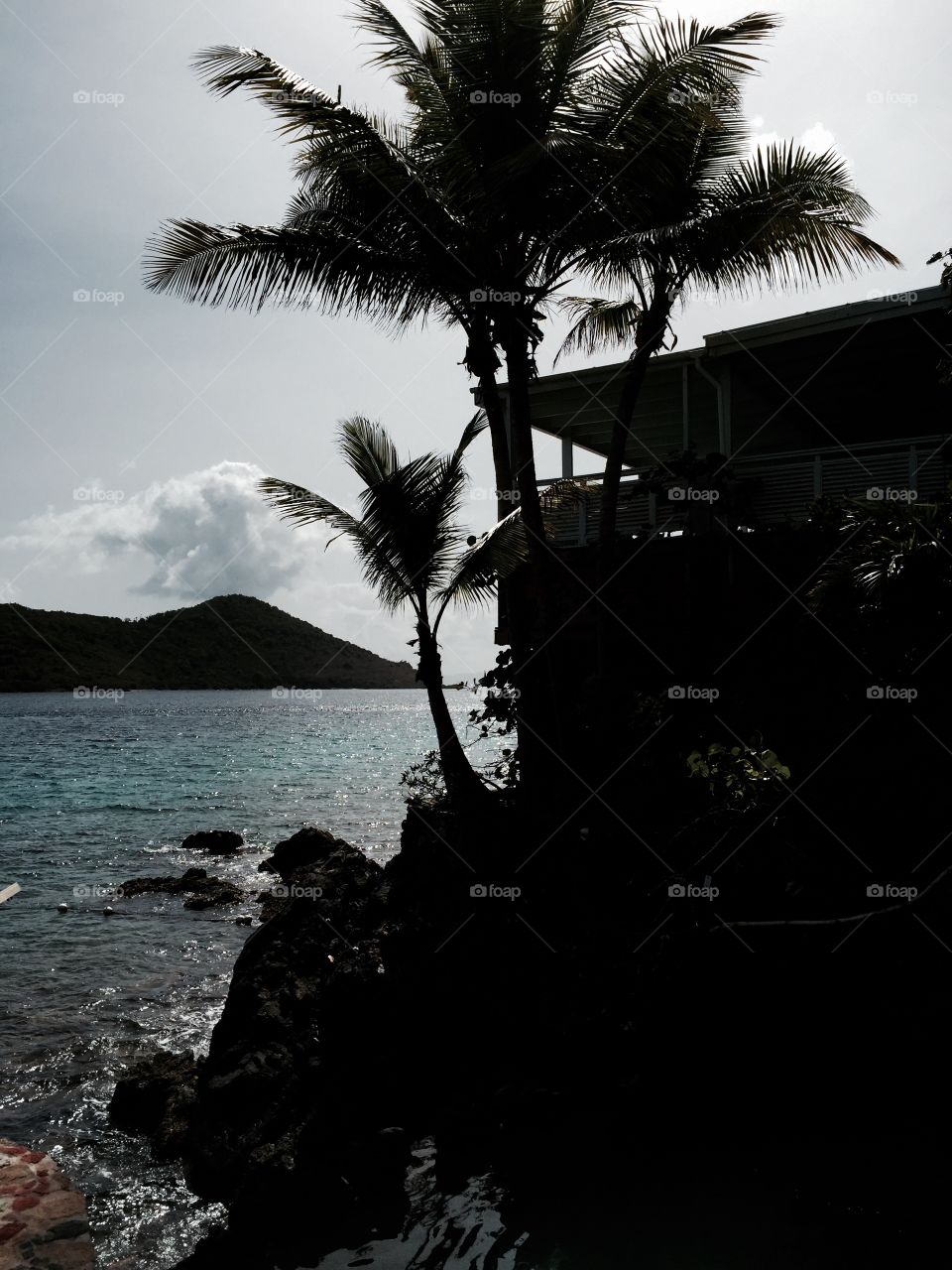 San thomas island. Parque marino y observatorio de coral