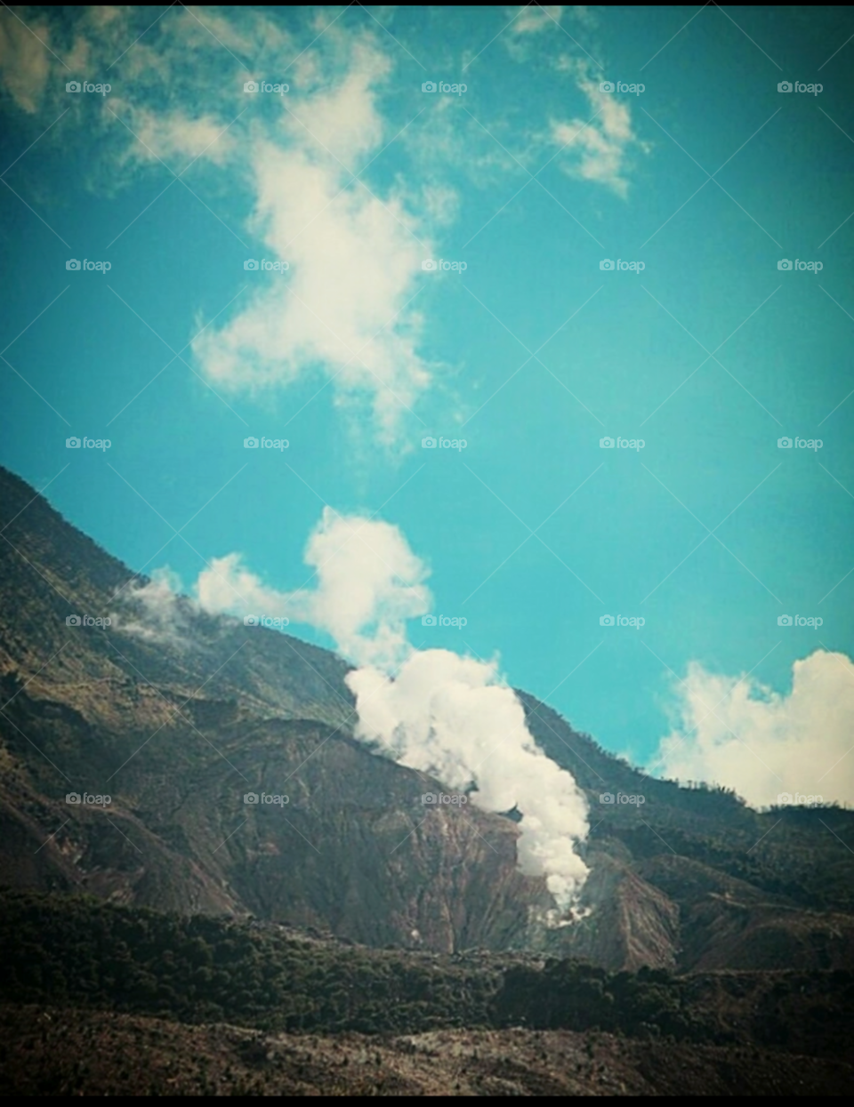 vulcano mount at west java