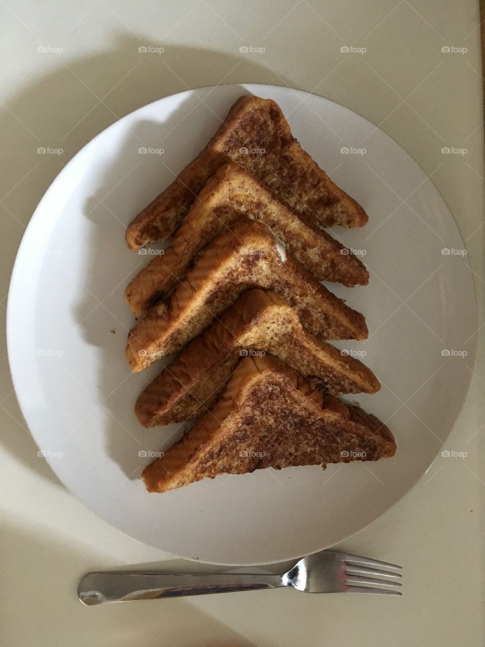 Delicious homemade French toast. 