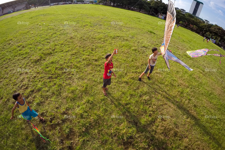 Kite flying