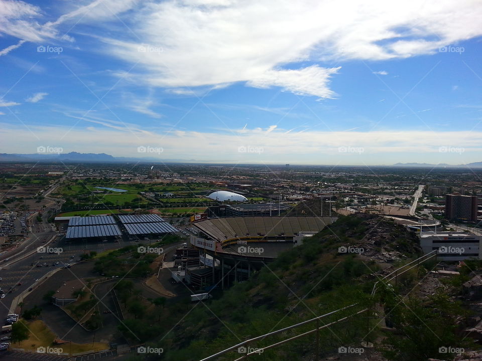 View East from "A" Mountain in Tempe AZ