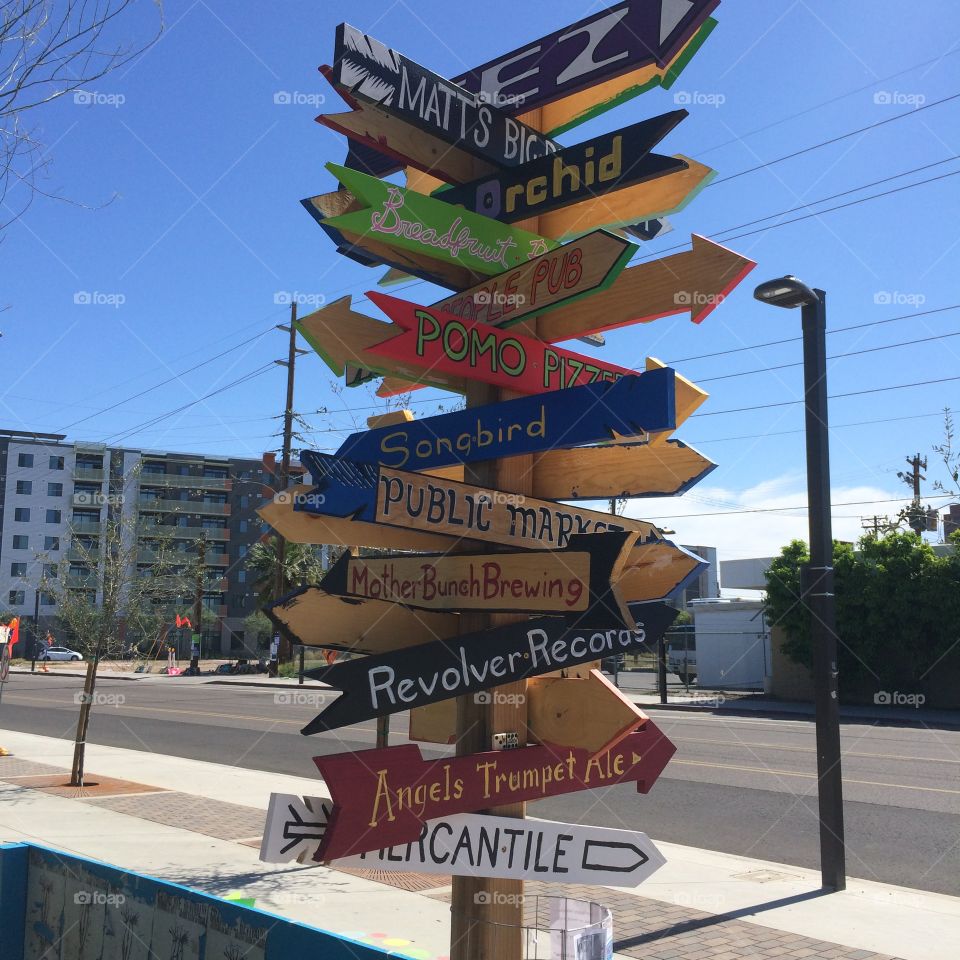 Roosevelt Row. Roosevelt Row in Phoenix 