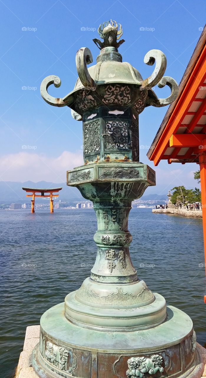 Floating torii gates