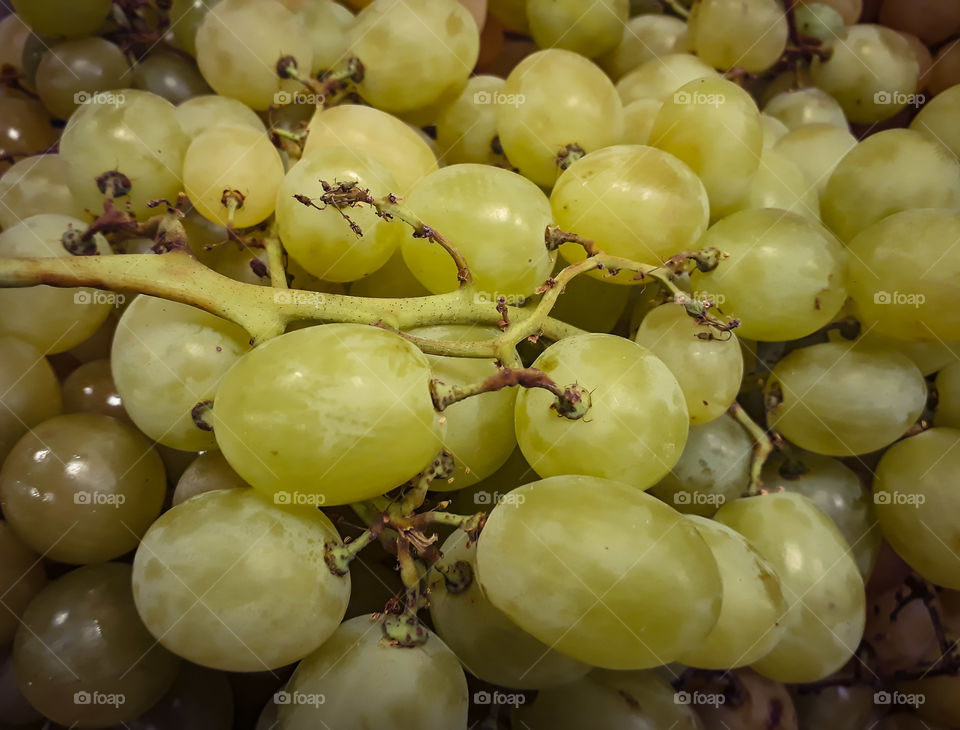 close up of fresh grapes