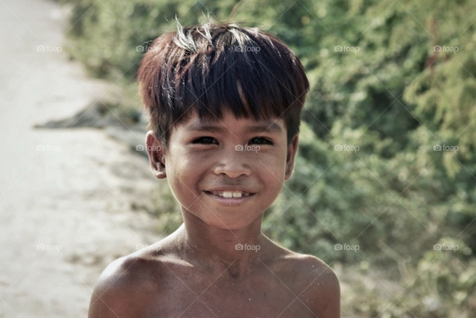 Happy Cambodia children 