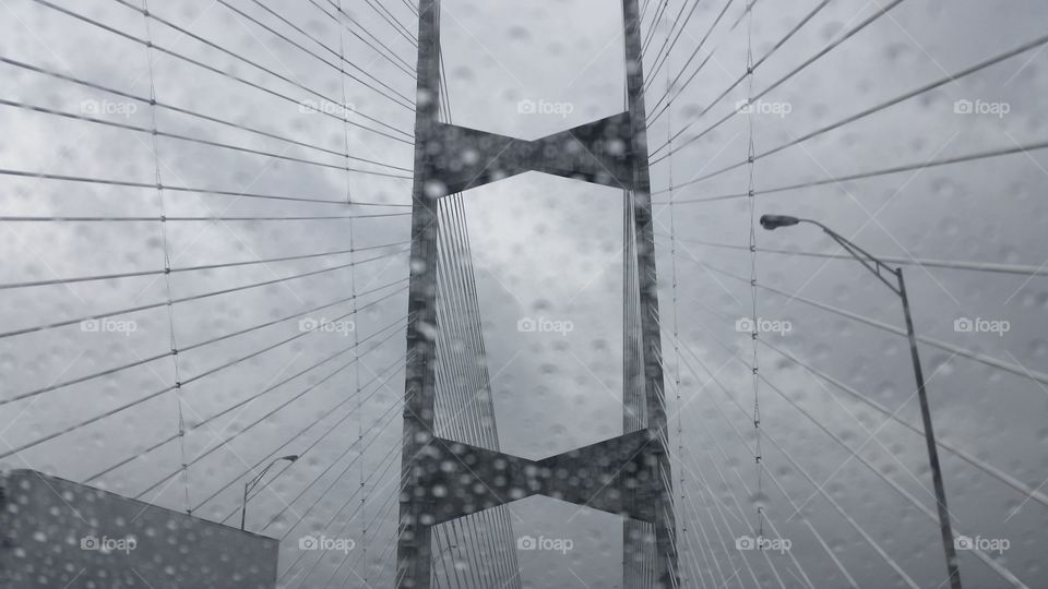Rainy day bridge