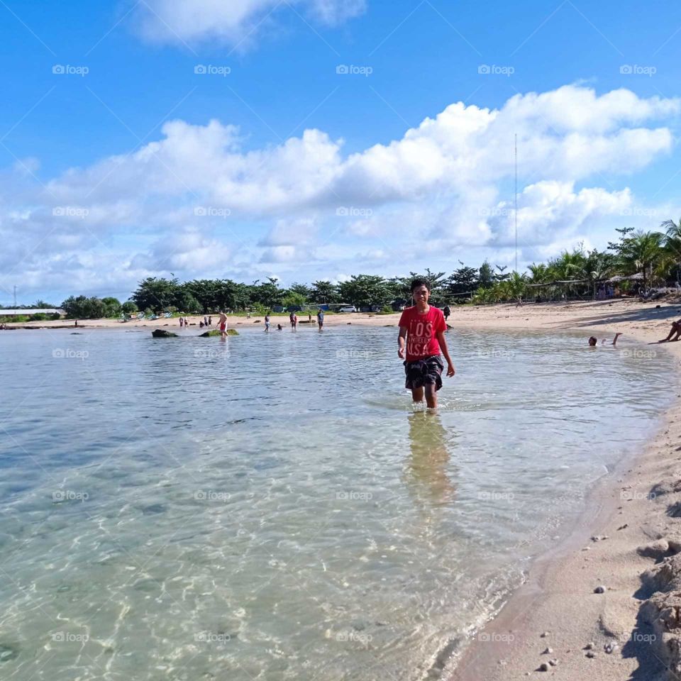 holiday in the beach