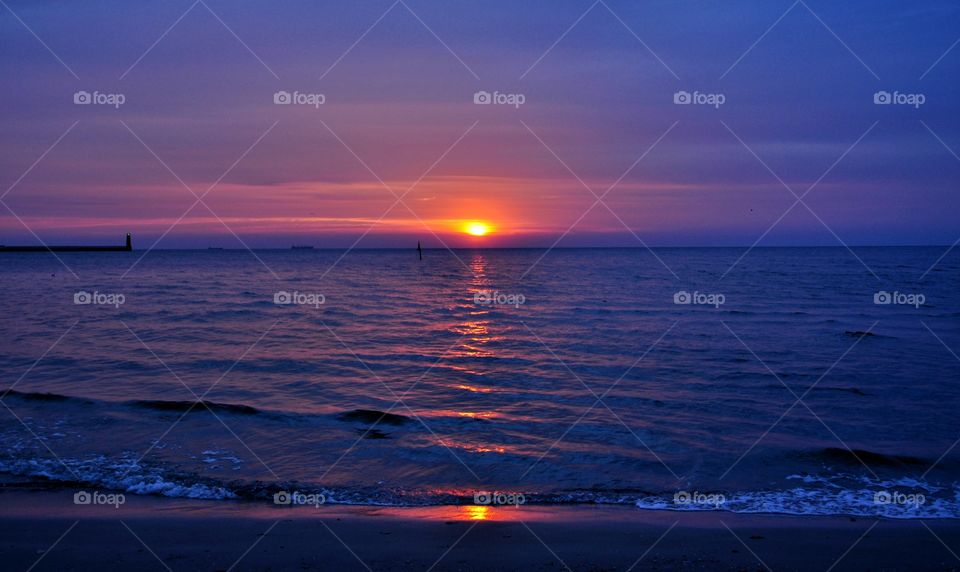 Sunset, Water, Dawn, Sun, Dusk