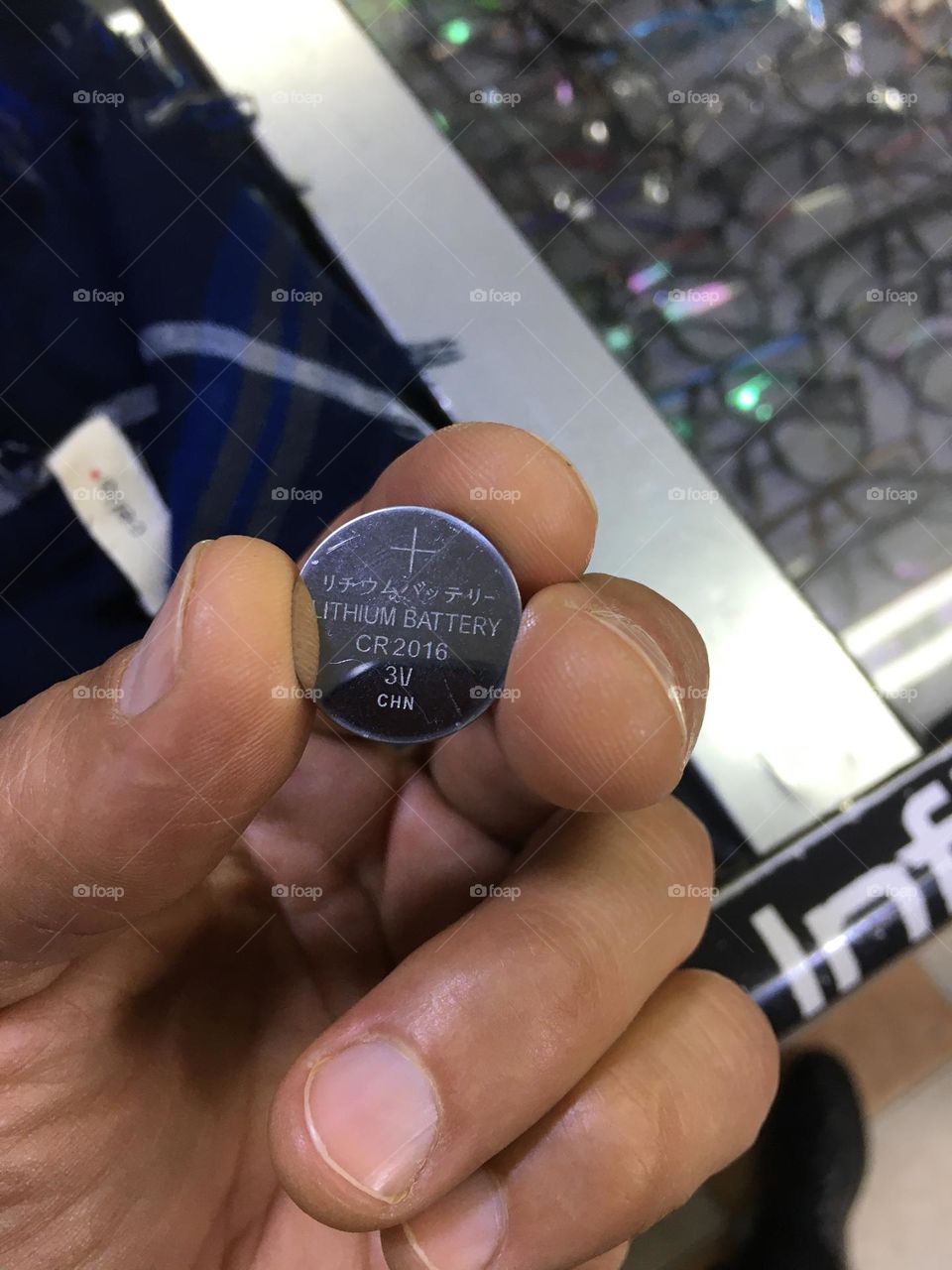 Small battery for watch 