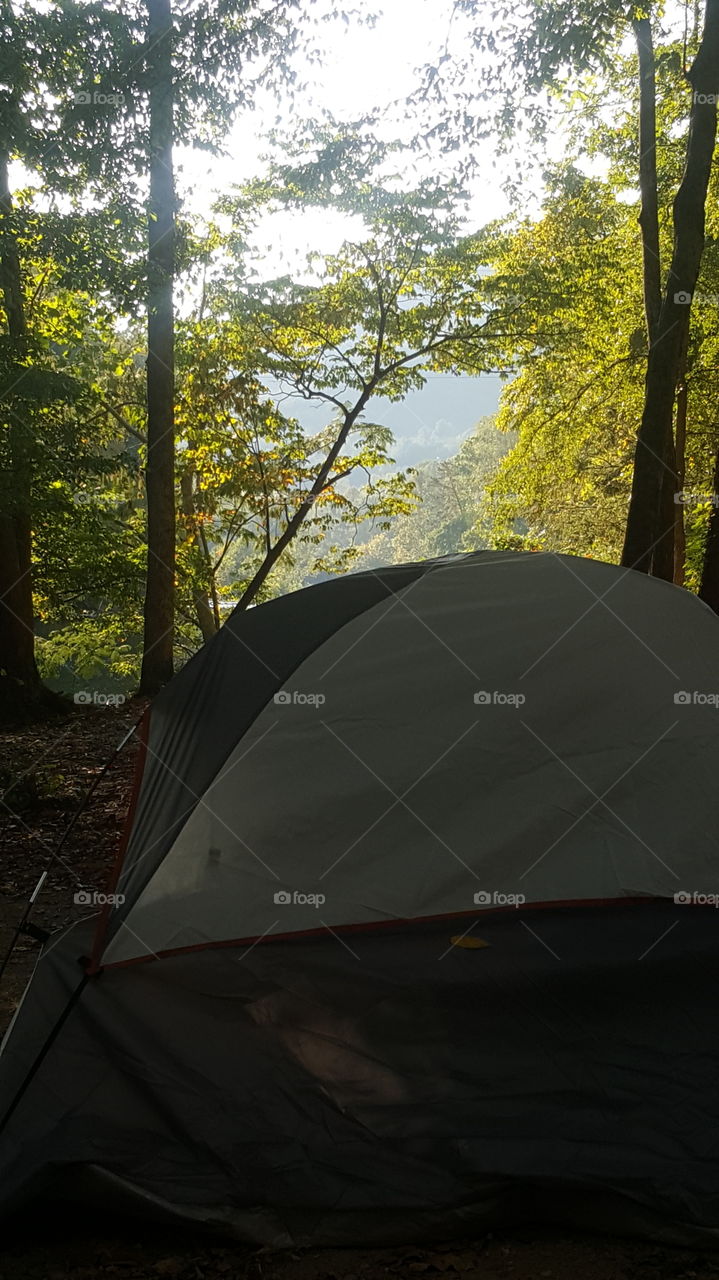 fall camp pigeon river