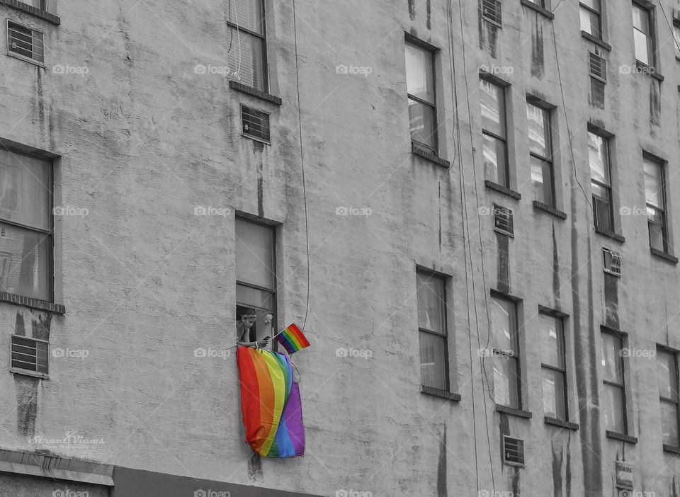 From the nyc pride parade 