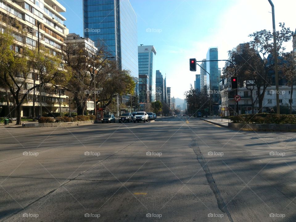 A beleza moderna de Santiago no Chile!