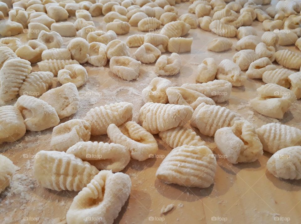 fresh home made traditional pasta