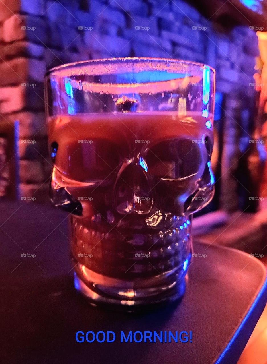 Skull coffee mug