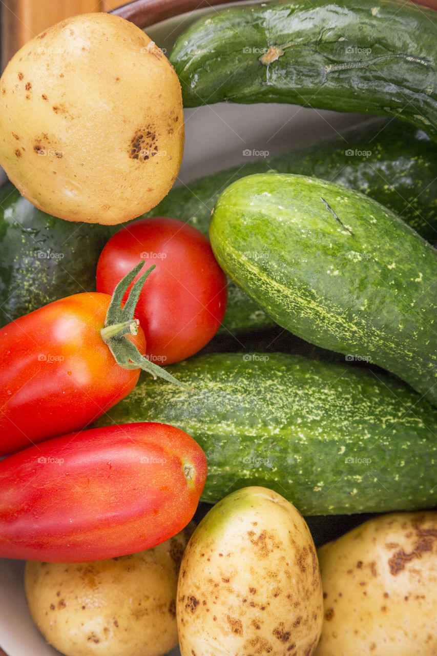 Vegetables from garden 