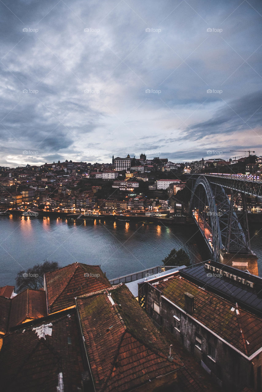 No Person, Bridge, Water, City, River