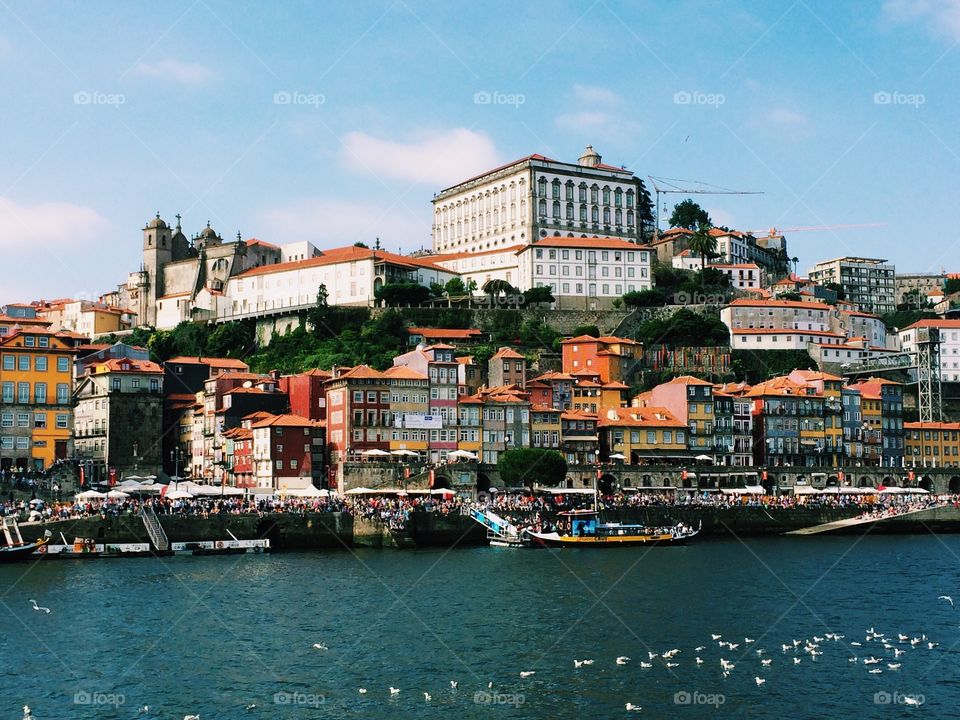 Scenic view of Porto city