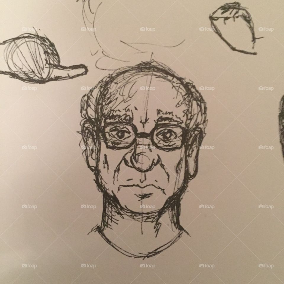 Old Man Sketch