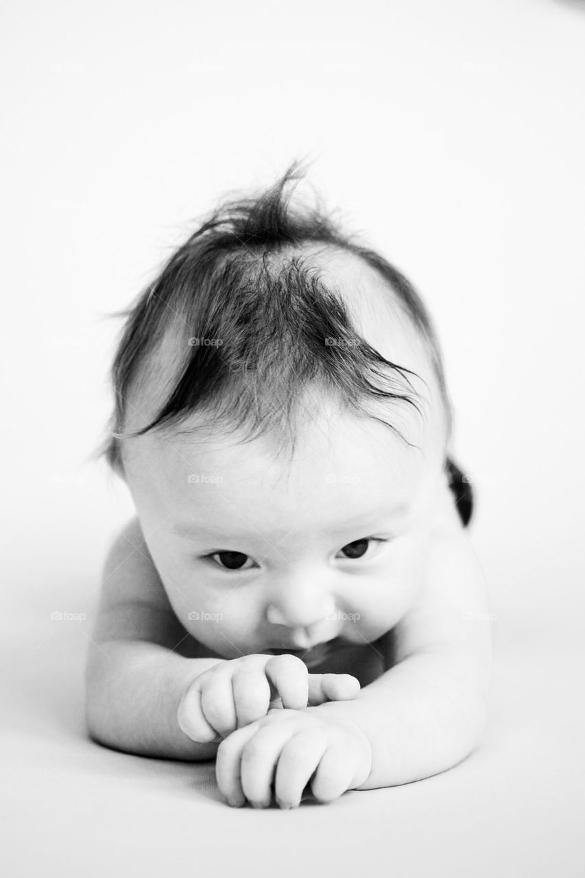 white black baby boy by fotocapsule