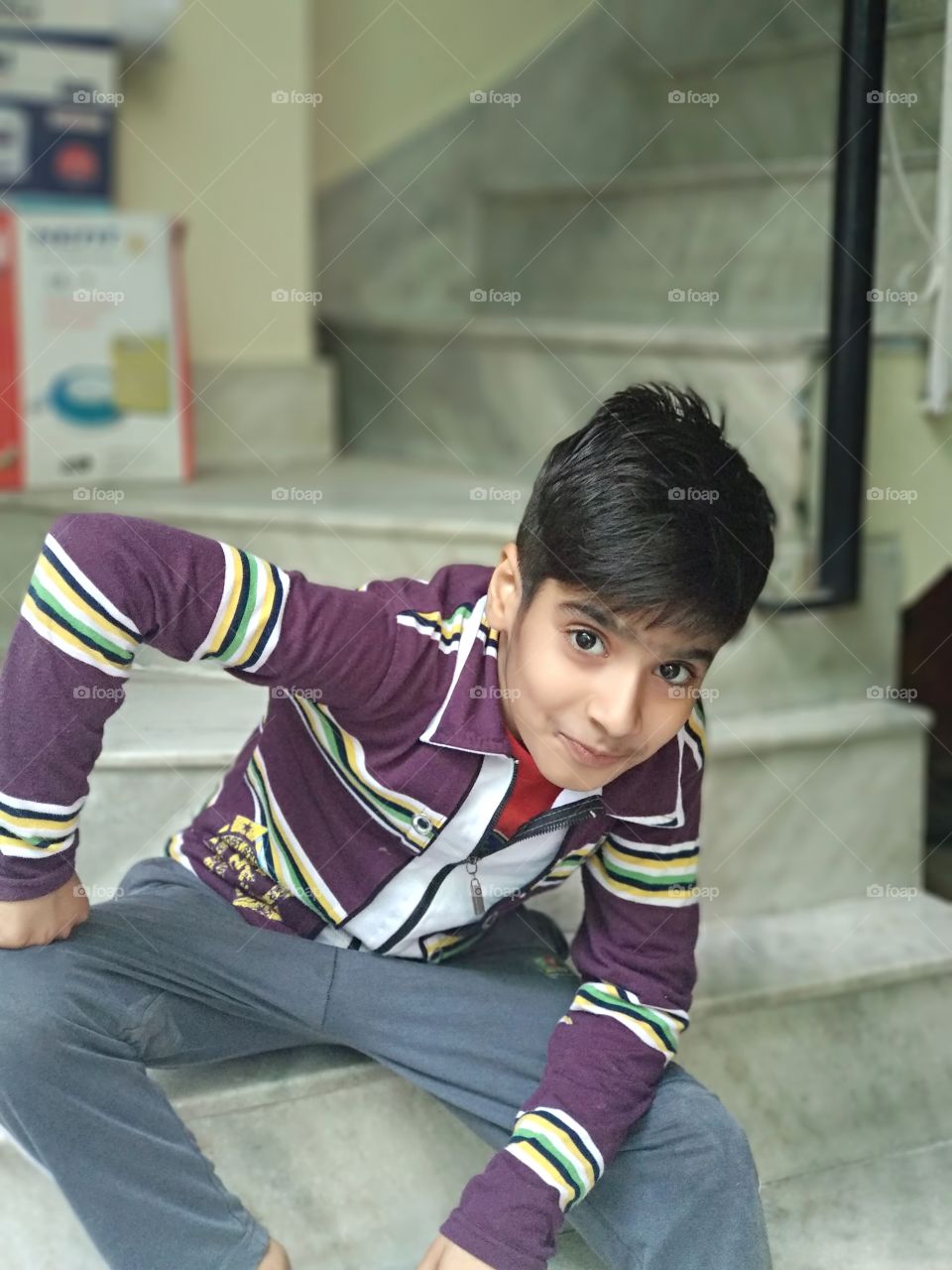 brother with beautiful eyes