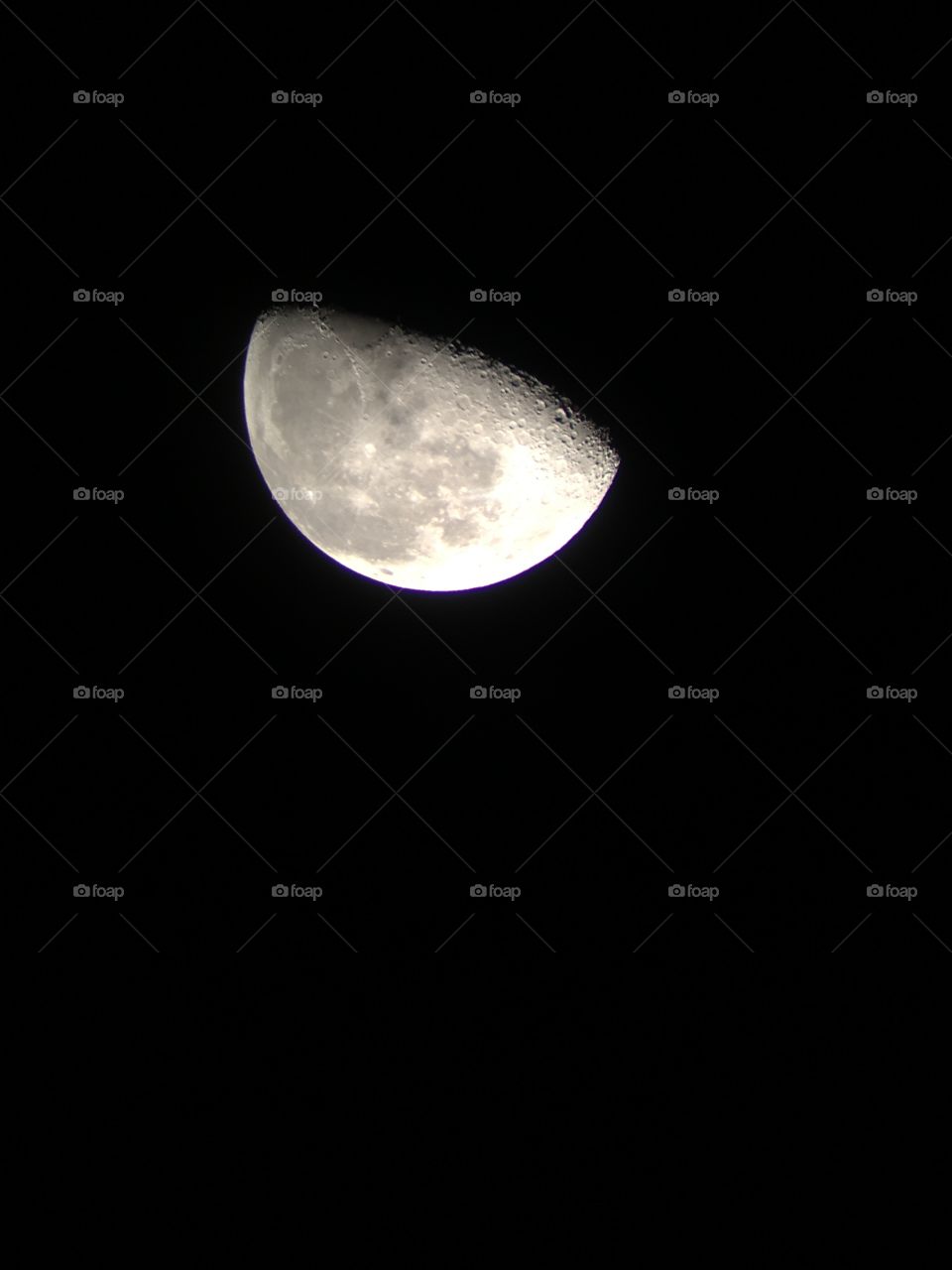 Moon from a telescope