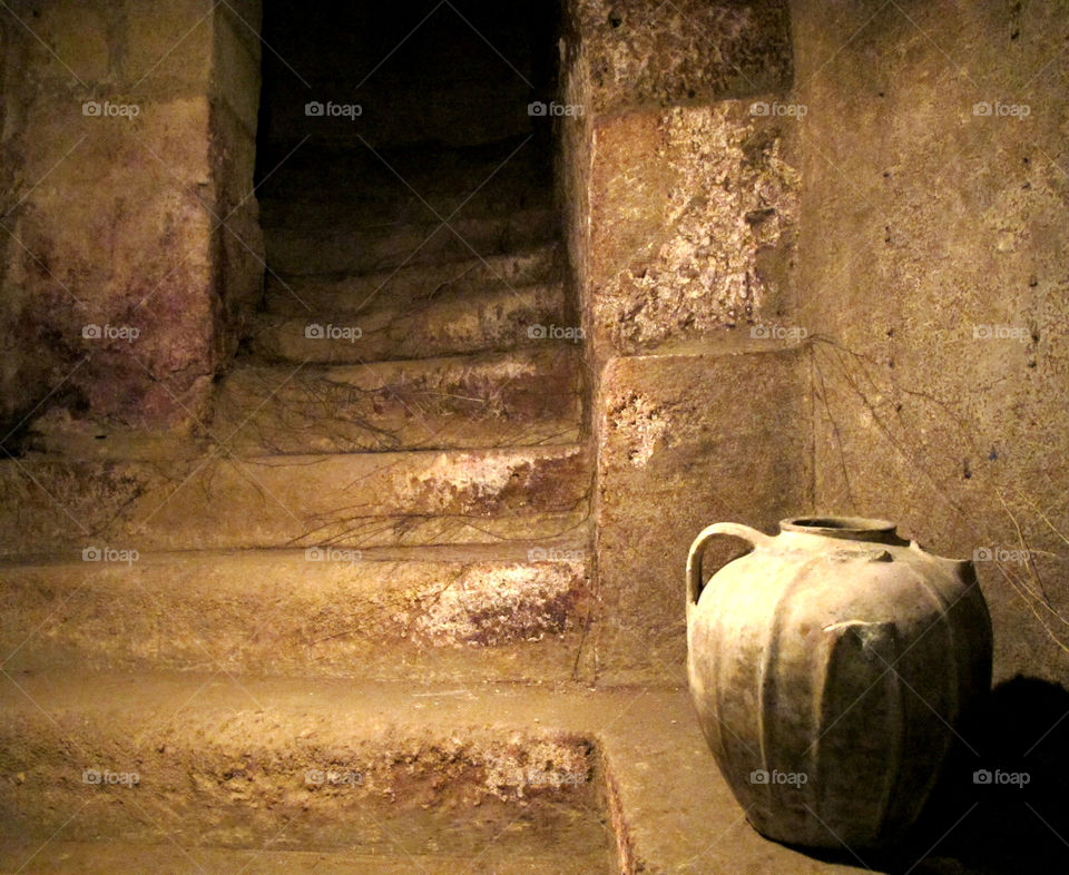 steps cellar stone old by urbanart
