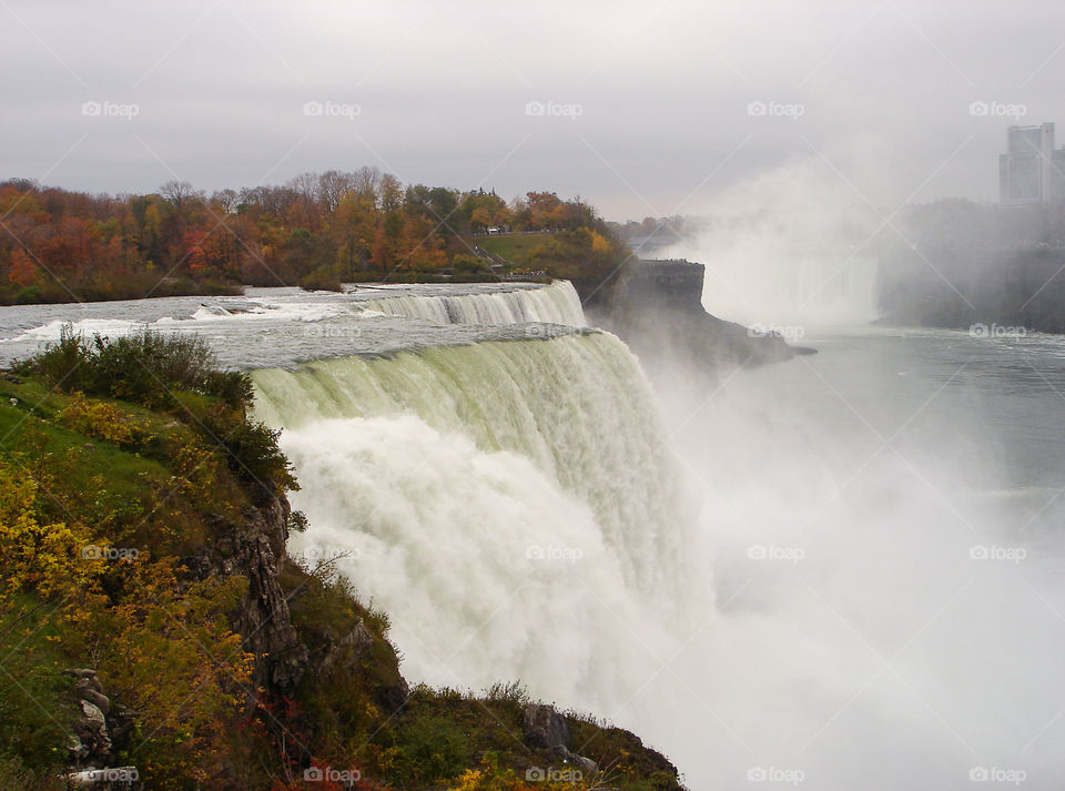 Niagara Falls in autumn