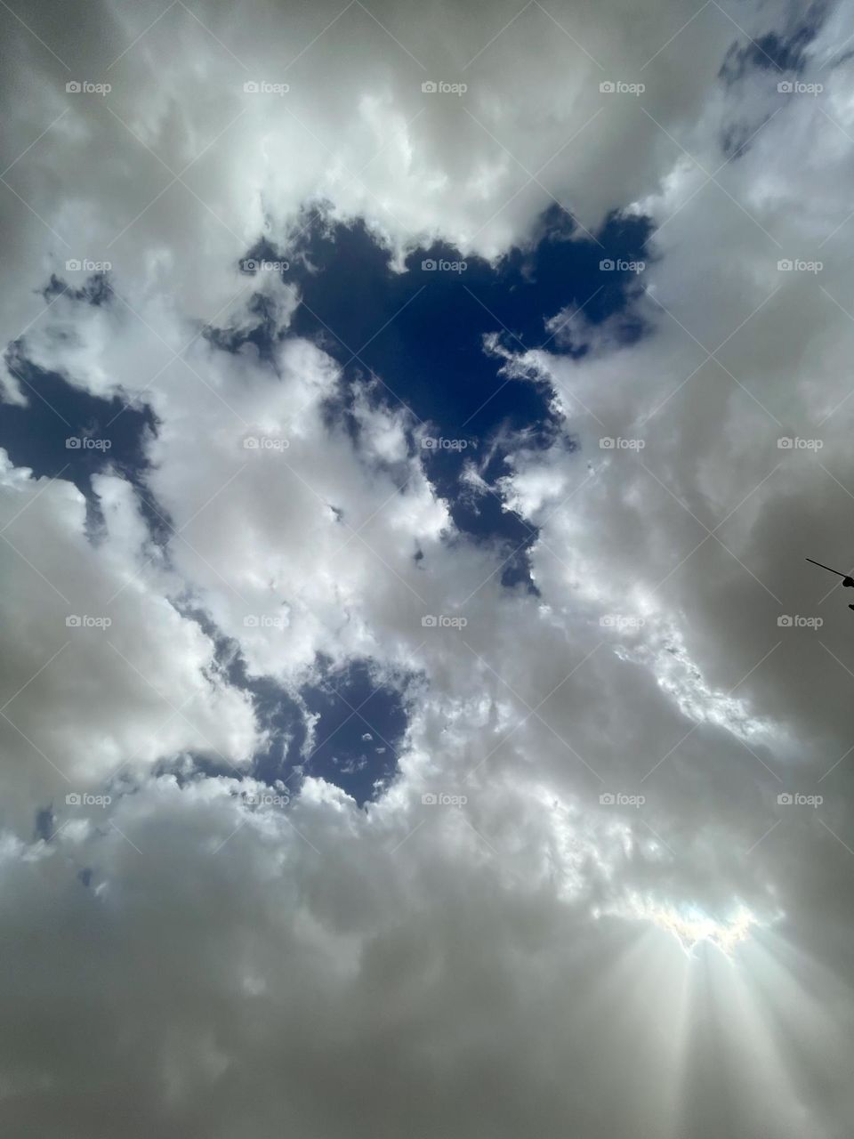 Cairo sky on the day of a dust storm.