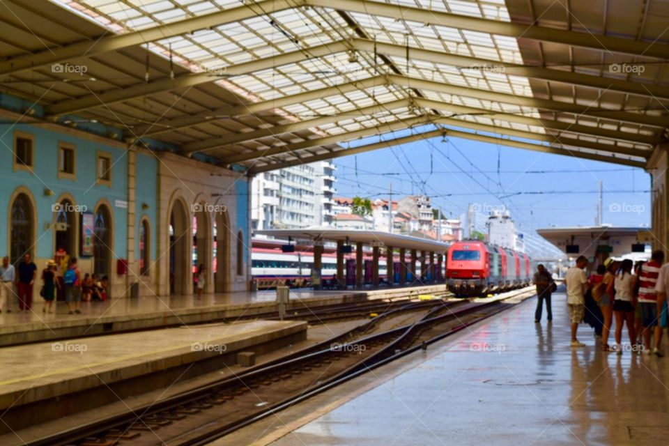 Lisbon train station 