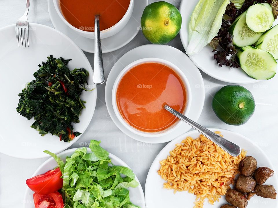 Bright and colorful boost healthy lifestyle 